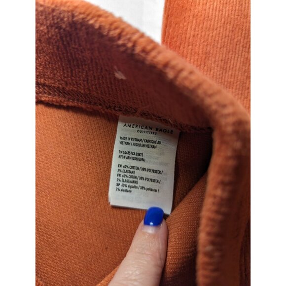 American Eagle Burnt Orange Women's Size XS Ahh-mazingly Soft Flare Bottoms - Picture 9 of 15